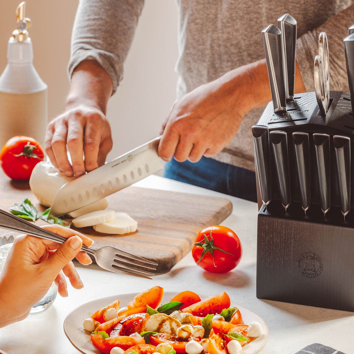 Schmidt Brothers Cutlery Highline 14-Piece Knife Block | The